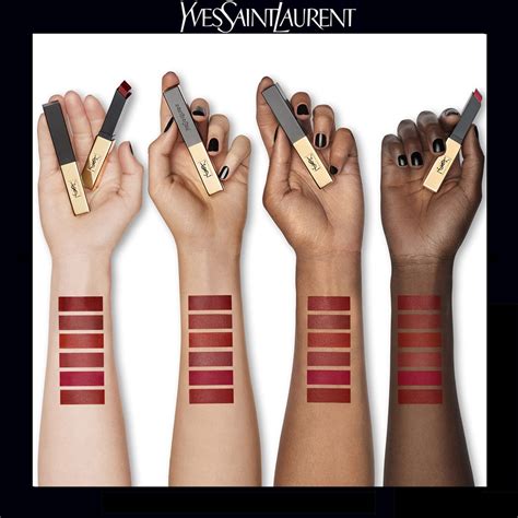 rossetti yves saint laurent mat|ROUGE PUR COUTURE THE SLIM .